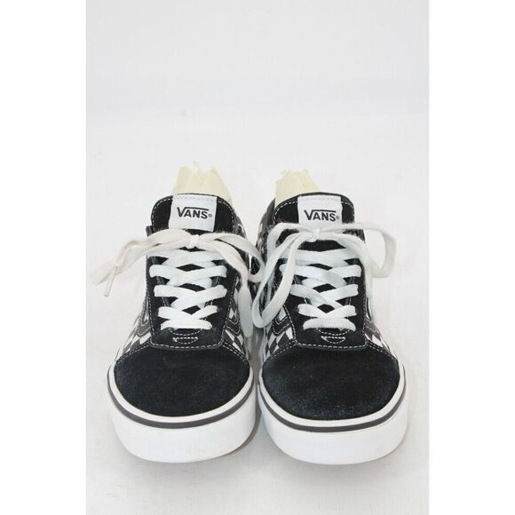 VANS OFF THE WALL youth sz 5 lace up checkered low top sneaker - Picture 4 of 11